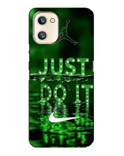 Чехол для UMIDIGI A13s с картинкой «Зеленый неоновый Nike»