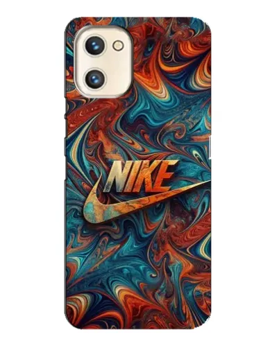 Чехол для UMIDIGI A13s с картинкой «Nike в абстракции»