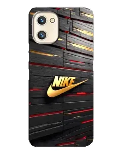 Чохол для UMIDIGI A13s з картинкою «Золотий Nike на металі»