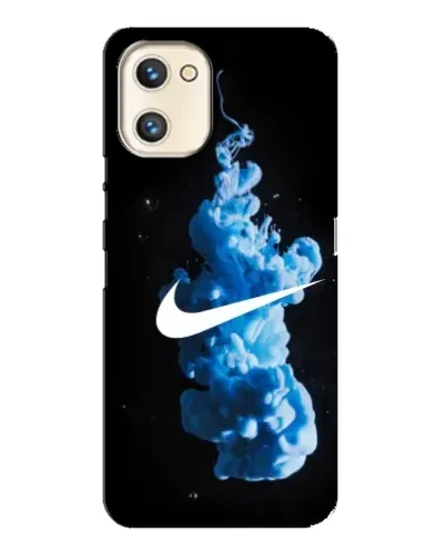 Чехол для UMIDIGI A13s с картинкой «Nike и синий дым»