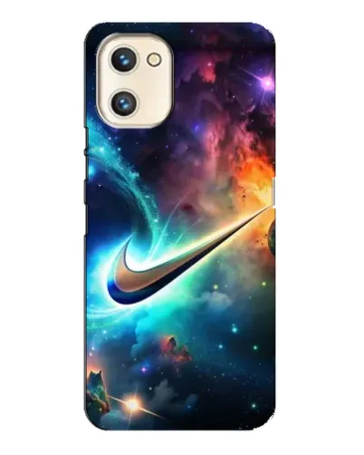 Чехол для UMIDIGI A13s с картинкой «Космический Nike Swoosh»