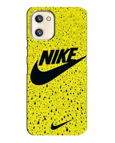 Чехол для UMIDIGI A13s с картинкой «Желтый текстурный Nike»