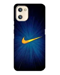 Чохол для UMIDIGI A13s з картинкою «Синій пульс Nike»