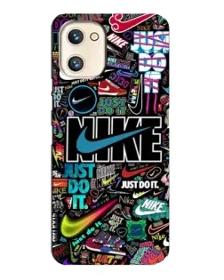 Чохол для UMIDIGI A13s з картинкою «Яскравий колаж Nike»