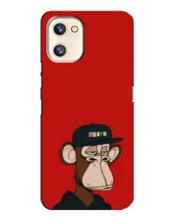 Чехол для UMIDIGI A13s с картинкой «Bored Ape — красный фон» Чехол для UMIDIGI A13s с картинкой «Bored Ape — красный фон»