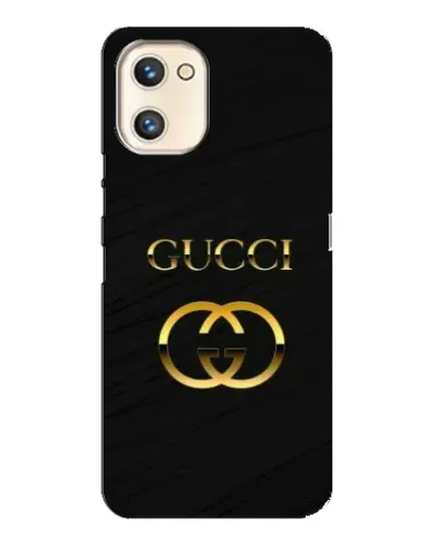 Чехол для UMIDIGI A13s с картинкой «Золотой логотип Gucci»