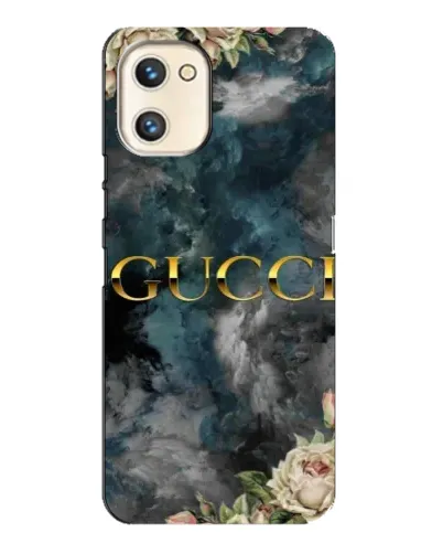 Чехол для UMIDIGI A13s с картинкой «Абстрактные цветы Gucci»