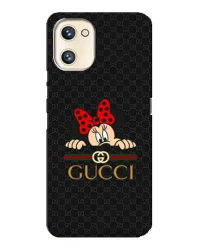 Чехол для UMIDIGI A13s с картинкой «Минни Маус Gucci — черный»