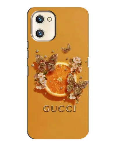 Чехол для UMIDIGI A13s с картинкой «Gucci — золотые бабочки» Чехол для UMIDIGI A13s с картинкой «Gucci — золотые бабочки»
