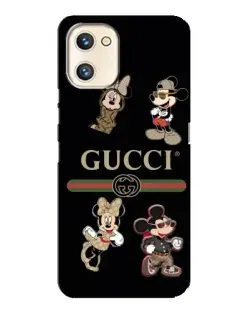 Чехол для UMIDIGI A13s с картинкой «Gucci — герои Disney и монограмма» Чехол для UMIDIGI A13s с картинкой «Gucci — герои Disney и монограмма»