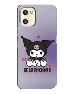 Чохол для UMIDIGI A13s з картинкою «Kuromi — фіолетовий арт»