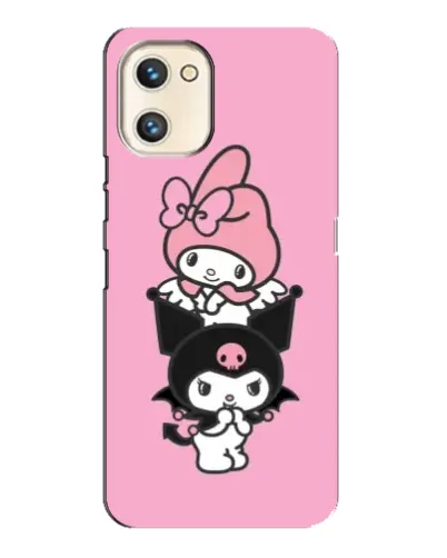 Чехол для UMIDIGI A13s с картинкой «My Melody и Kuromi» Чехол для UMIDIGI A13s с картинкой «My Melody и Kuromi»