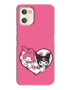 Чохол для UMIDIGI A13s з картинкою «Kuromi та My Melody»
