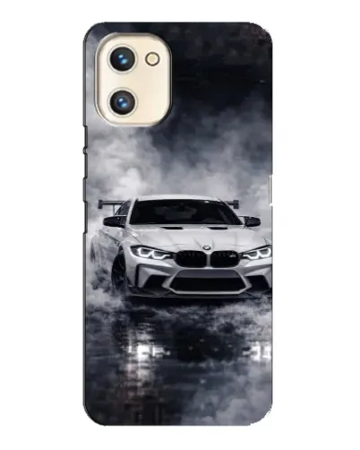 Чехол для UMIDIGI A13s с картинкой «BMW сквозь туман» Чехол для UMIDIGI A13s с картинкой «BMW сквозь туман»
