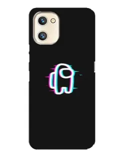 Чехол для UMIDIGI A13s с картинкой «Among Us неон»