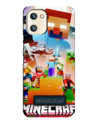 Чехол для UMIDIGI A13s с картинкой «Minecraft герои игры»
