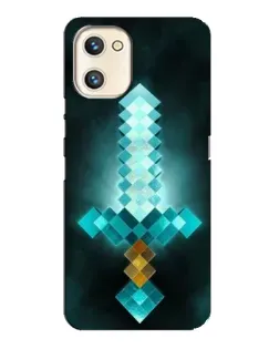 Чохол для UMIDIGI A13s з картинкою «Алмазний меч неон»