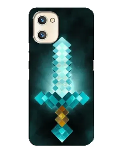 Чехол для UMIDIGI A13s с картинкой «Алмазный меч неон»