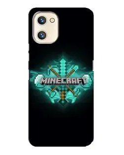 Чохол для UMIDIGI A13s з картинкою «Minecraft Diamond лого»