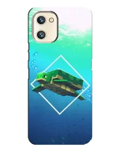 Чохол для UMIDIGI A13s з картинкою «Черепаха Minecraft»