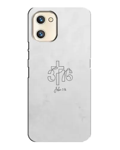 Чехол для UMIDIGI A13s с картинкой «Иоанна 3:16 Крест»