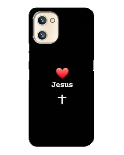 Чехол для UMIDIGI A13s с картинкой «Сердце - Jesus»
