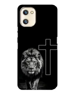Чехол для UMIDIGI A13s с картинкой «Лев и Крест»