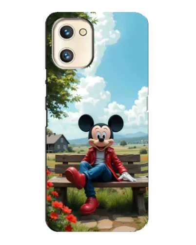 Чохол для UMIDIGI A13s з картинкою «Міккі на лавці»