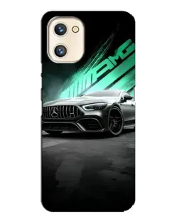 Чехол для UMIDIGI A13s с картинкой «Темный Mercedes AMG»