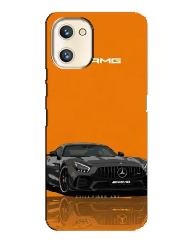 Чехол для UMIDIGI A13s с картинкой «Оранжевый Mercedes AMG»