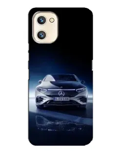 Чехол для UMIDIGI A13s с картинкой «Ночной Mercedes EQ»