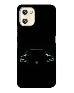 Чехол для UMIDIGI A13s с картинкой «Mercedes — силуэт авто» Чехол для UMIDIGI A13s с картинкой «Mercedes — силуэт авто»