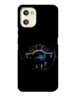 Чохол для UMIDIGI A13s з картинкою «Салон Audi — кермо»