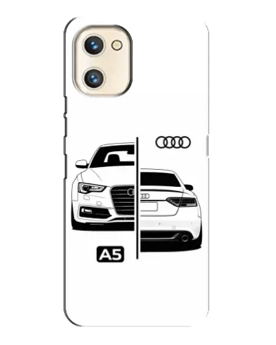 Чехол для UMIDIGI A13s с картинкой «Audi — контрастный дизайн» Чехол для UMIDIGI A13s с картинкой «Audi — контрастный дизайн»
