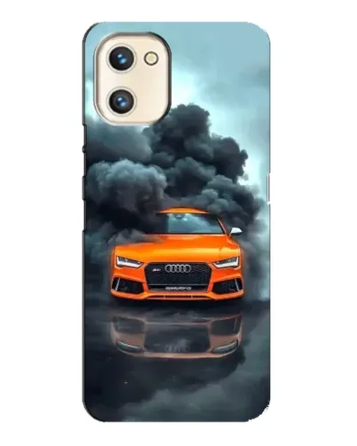 Чехол для UMIDIGI A13s с картинкой «Audi в облаках дыма» Чехол для UMIDIGI A13s с картинкой «Audi в облаках дыма»