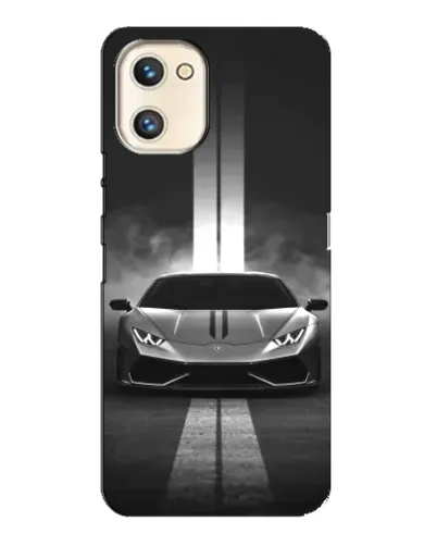 Чехол для UMIDIGI A13s с картинкой «Lamborghini симметрия дорог»