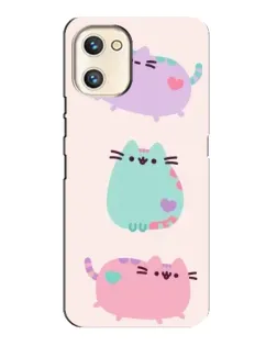 Чохол для UMIDIGI A13s з картинкою «Pusheen тріо» Чохол для UMIDIGI A13s з картинкою «Pusheen тріо»