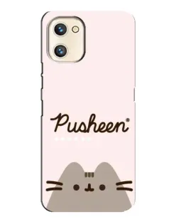Чехол для UMIDIGI A13s с картинкой «Pusheen логотип»