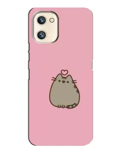 Чехол для UMIDIGI A13s с картинкой «Pusheen сердце»