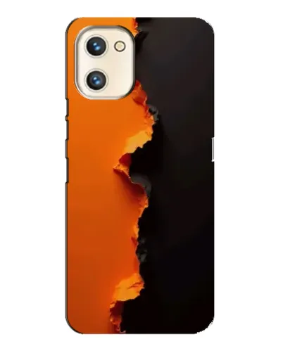 Чехол для UMIDIGI A13s с картинкой «Оранжевый разлом» Чехол для UMIDIGI A13s с картинкой «Оранжевый разлом»
