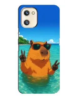 Чехол для UMIDIGI A13s с картинкой «Морская капибара» Чехол для UMIDIGI A13s с картинкой «Морская капибара»