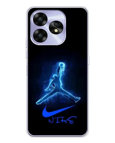 Чехол для UMIDIGI A15 с картинкой «Jordan Neon Blue» Чехол для UMIDIGI A15 с картинкой «Jordan Neon Blue»