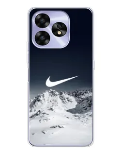 Чехол для UMIDIGI A15 с картинкой «Nike — зимние горы»