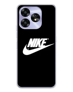 Чехол для UMIDIGI A15 с картинкой «Мазки краски Nike»