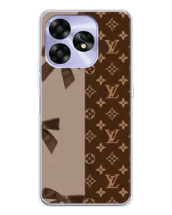 Чехол для UMIDIGI A15 с картинкой «Louis Vuitton — банты»