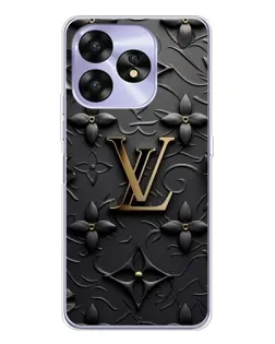 Чехол для UMIDIGI A15 с картинкой «Кожаная текстура LV»