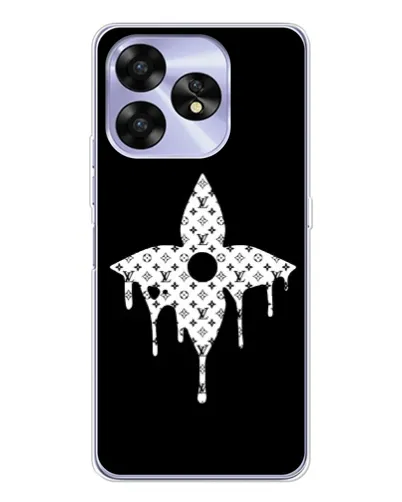 Чехол для UMIDIGI A15 с картинкой «Цветочная монограмма» Чехол для UMIDIGI A15 с картинкой «Цветочная монограмма»