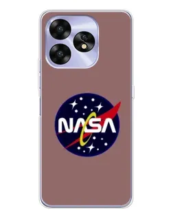 Чехол для UMIDIGI A15 с картинкой «NASA — ретро космос» Чехол для UMIDIGI A15 с картинкой «NASA — ретро космос»