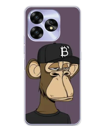 Чехол для UMIDIGI A15 с картинкой «Bored Ape в кепке» Чехол для UMIDIGI A15 с картинкой «Bored Ape в кепке»