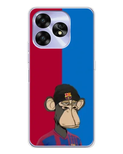 Чехол для UMIDIGI A15 с картинкой «Bored Ape — фанат Барсы» Чехол для UMIDIGI A15 с картинкой «Bored Ape — фанат Барсы»